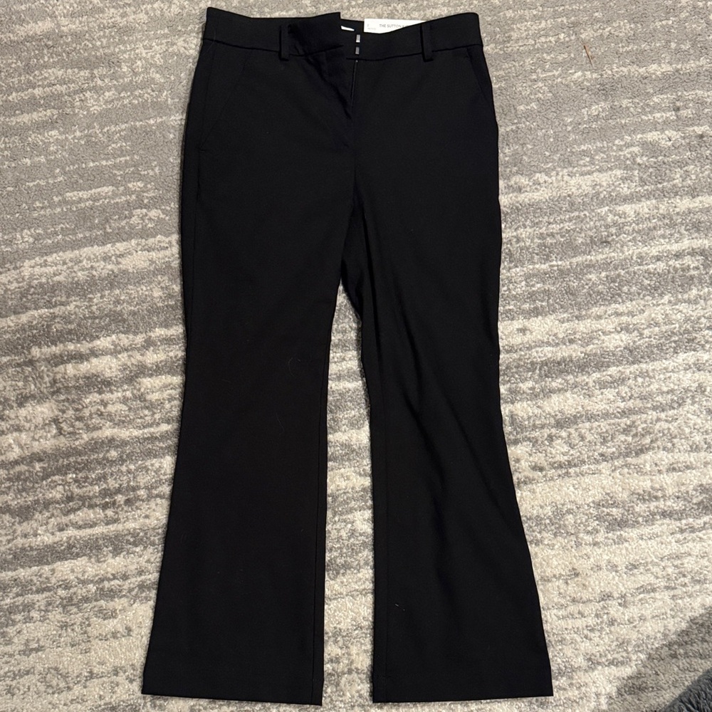 Elegant Black Boot Cut Women's Pants